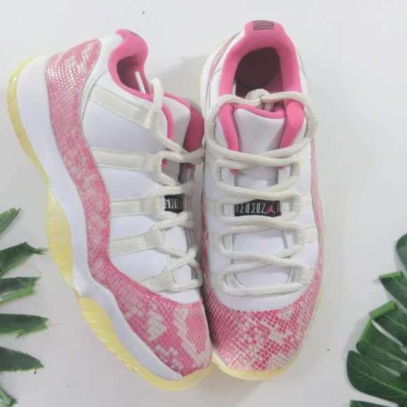 Nike Shoes Nike Air Jordan 1 Low Pink Snakeskin Womens